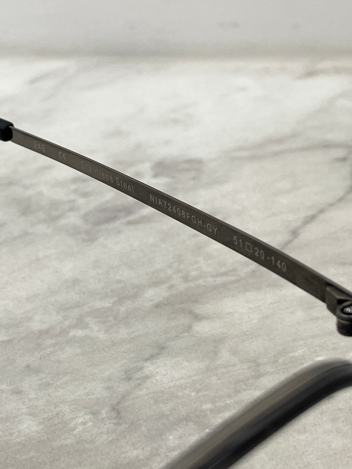 니로 NIRO 딥실버 차콜클리어 솔텍스 웰링턴 메탈테 안경 상품이미지8