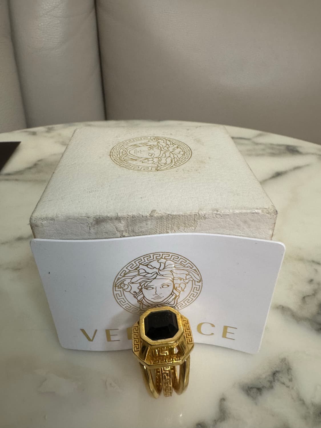 versace   natural jewel gold  ring 상품이미지9