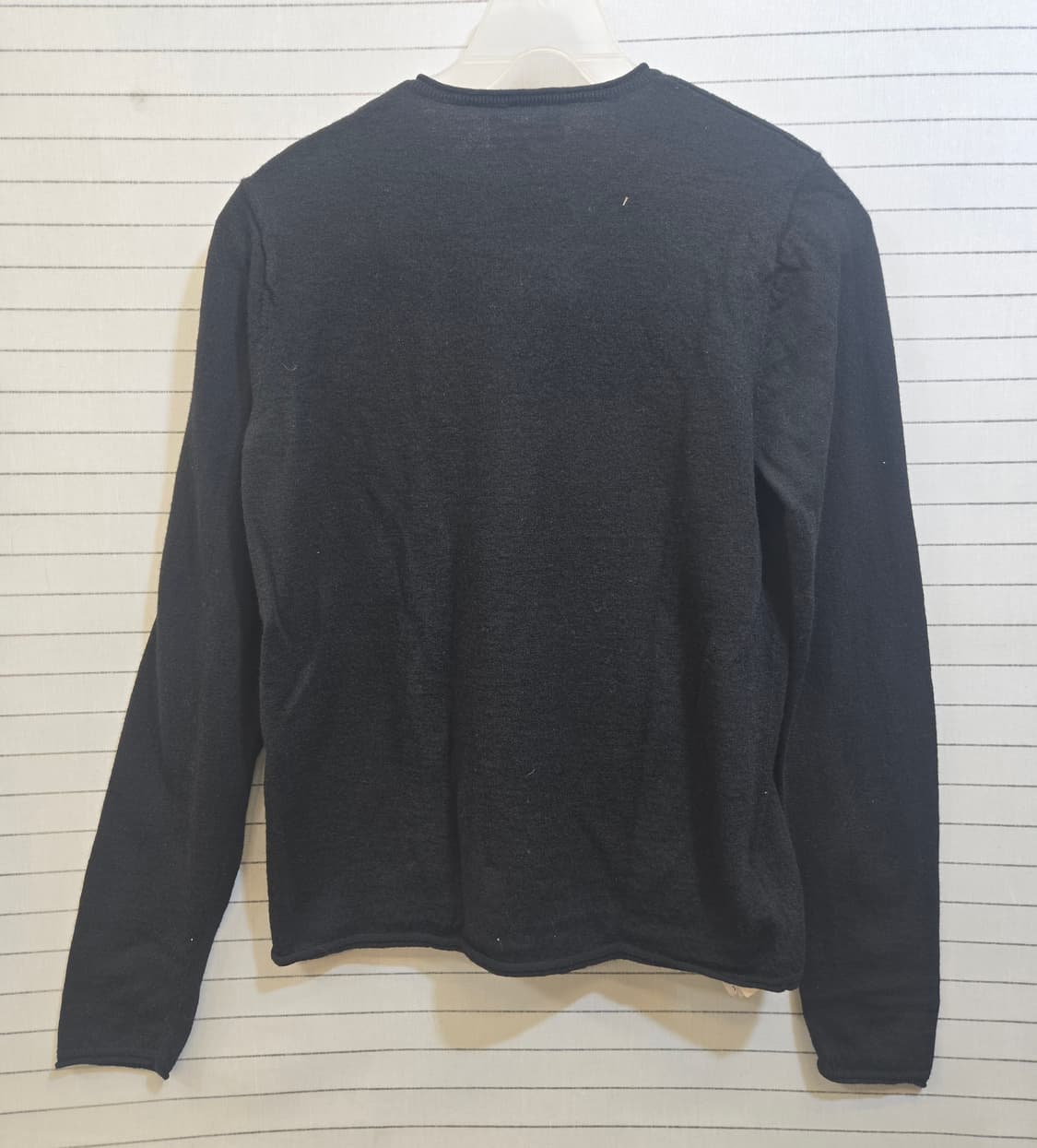 엠포리오 아르마니(매장정품)블랙 V넥 니트 상품이미지8