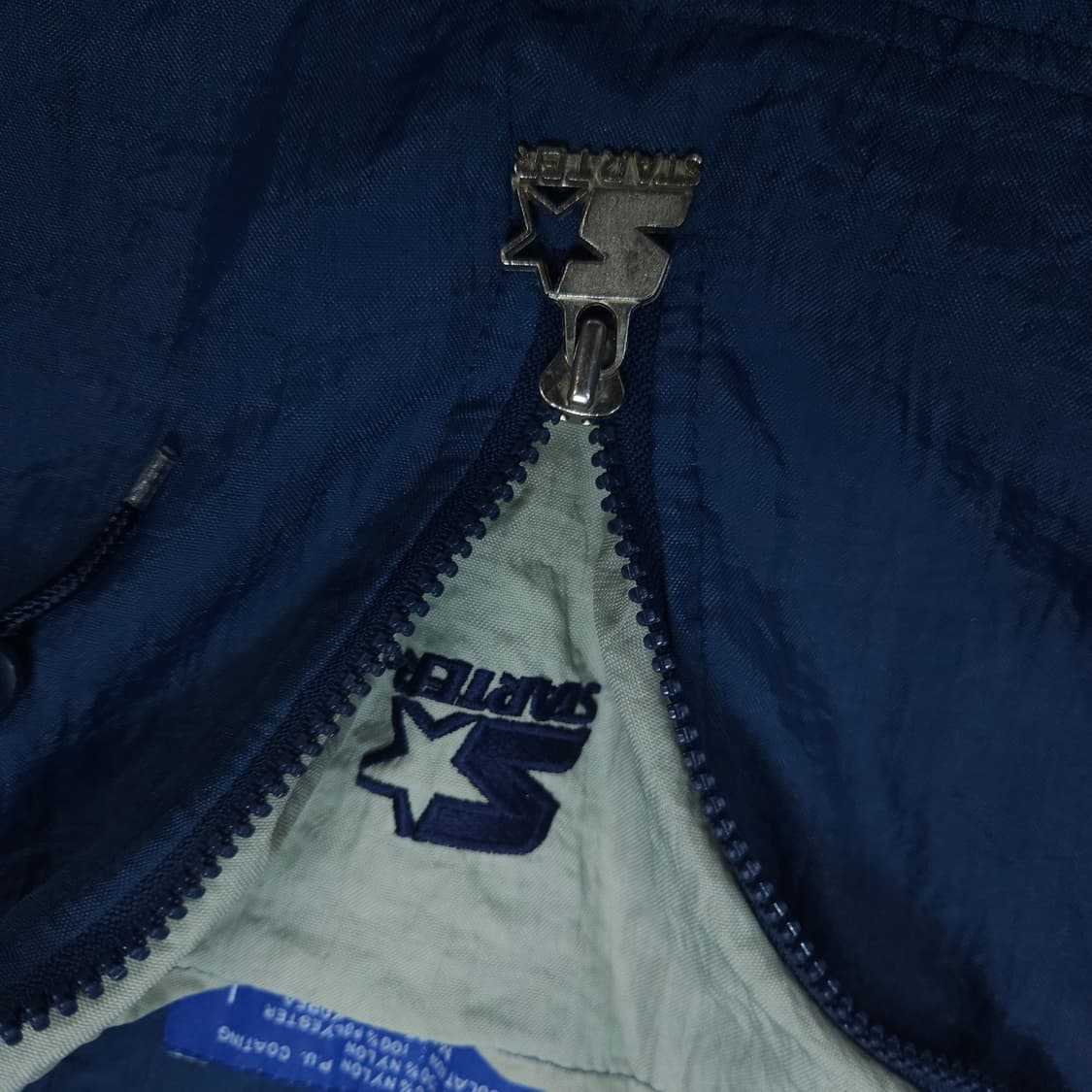 90s 스타터 NFL 댈러스 카우보이스 아노락 점퍼 L 상품이미지4
