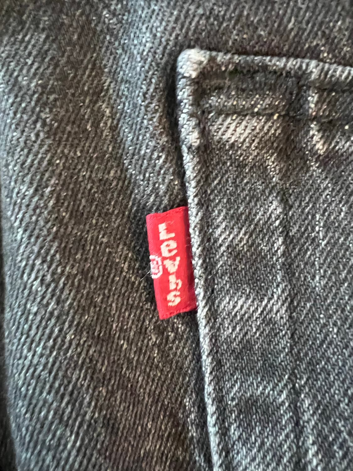 리바이스 501‘93 스트레이투 핏 블랙 데님 상품이미지4