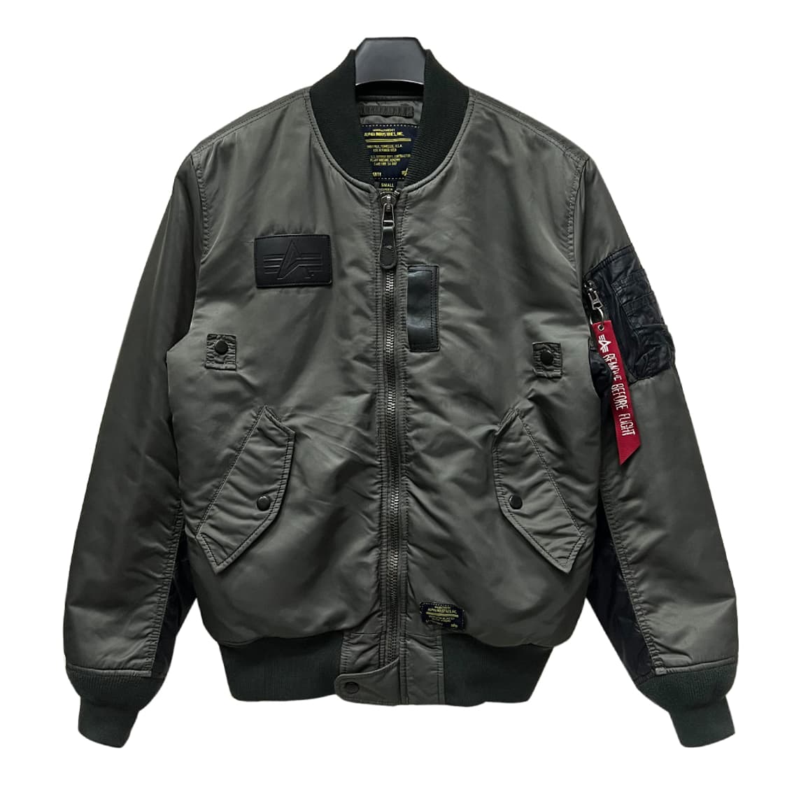 알파인더스트리 MA-1 플라이트 항공 점퍼 자켓 S 상품이미지1