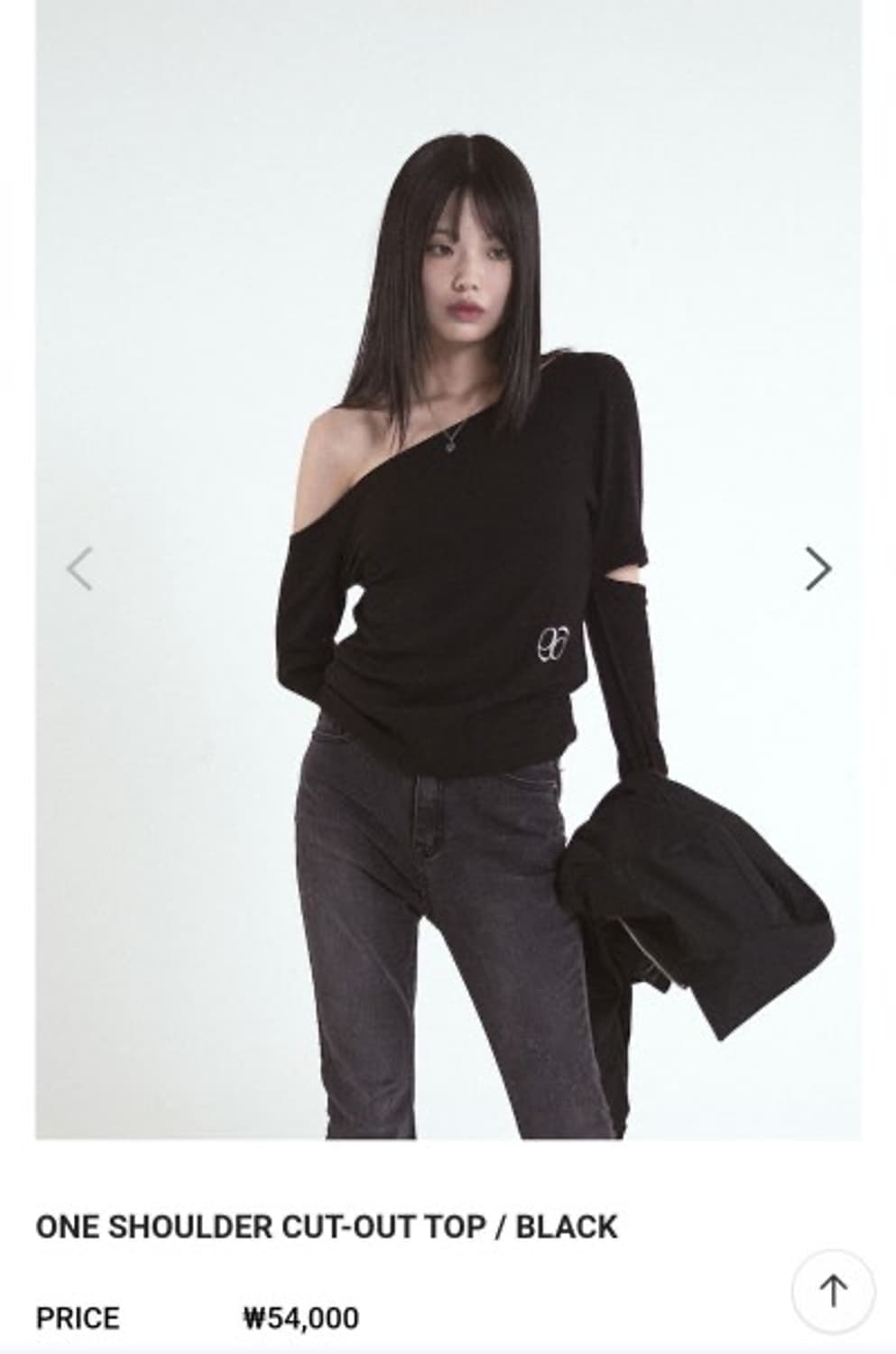 ason 애즈온 원숄더 컷아웃 탑 상품이미지2