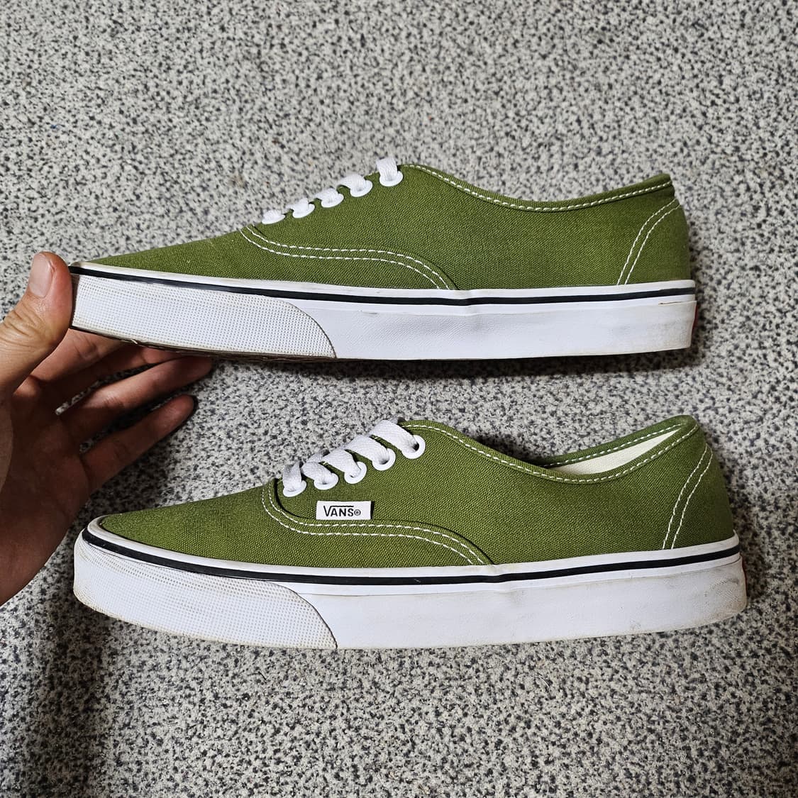 [270] 반스 Vans 어센틱 올리브 카키 상품이미지4