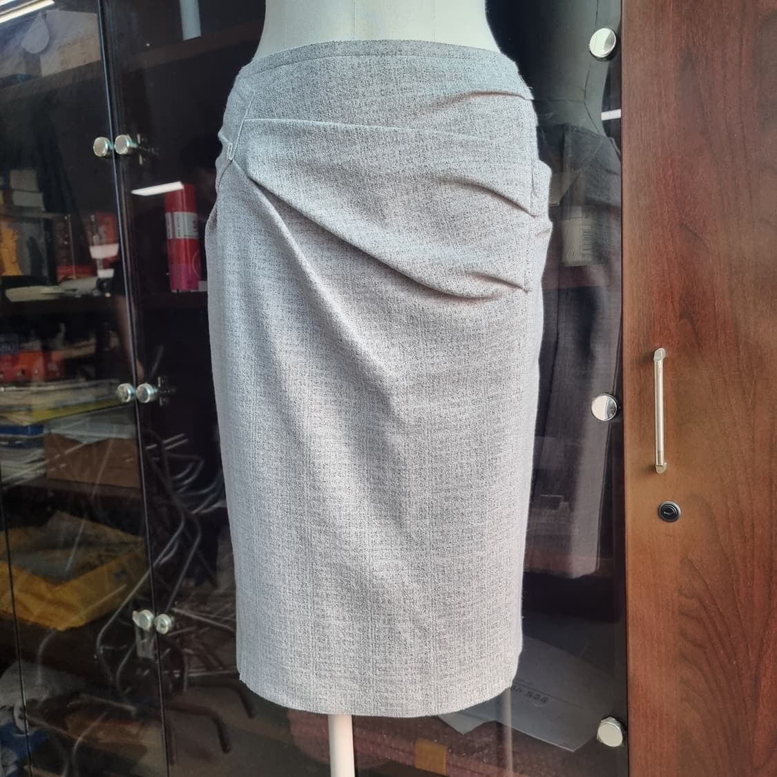 한섬 MINE 마인 울35혼방 이태리원단 스커트 (26인치) 상태완벽 상품이미지2