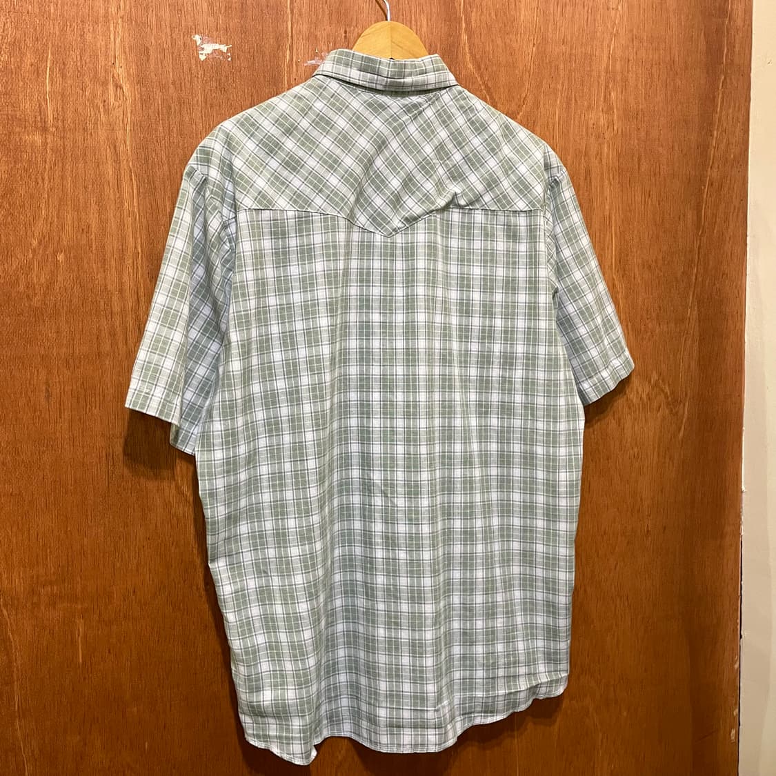 (L) Wrangler 랭글러 체크 웨스턴 반팔 셔츠 상품이미지5