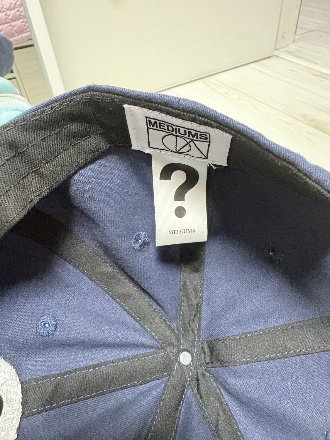 미디엄스 I Am So Confused Cap - Navy 상품이미지2