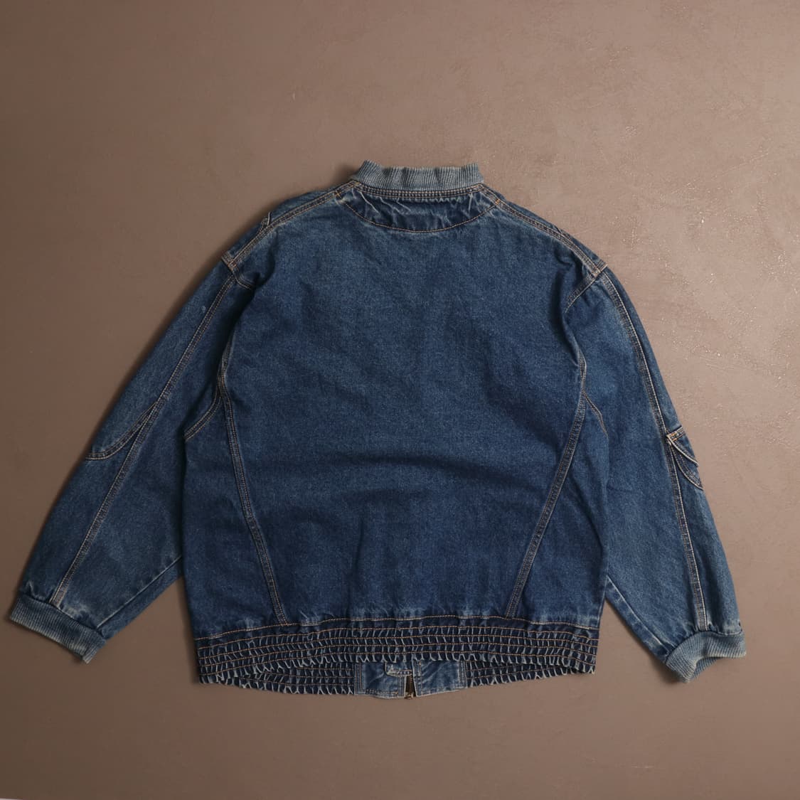 90's 일본빈티지 데님 블루종 봄버자켓 A1492 상품이미지5