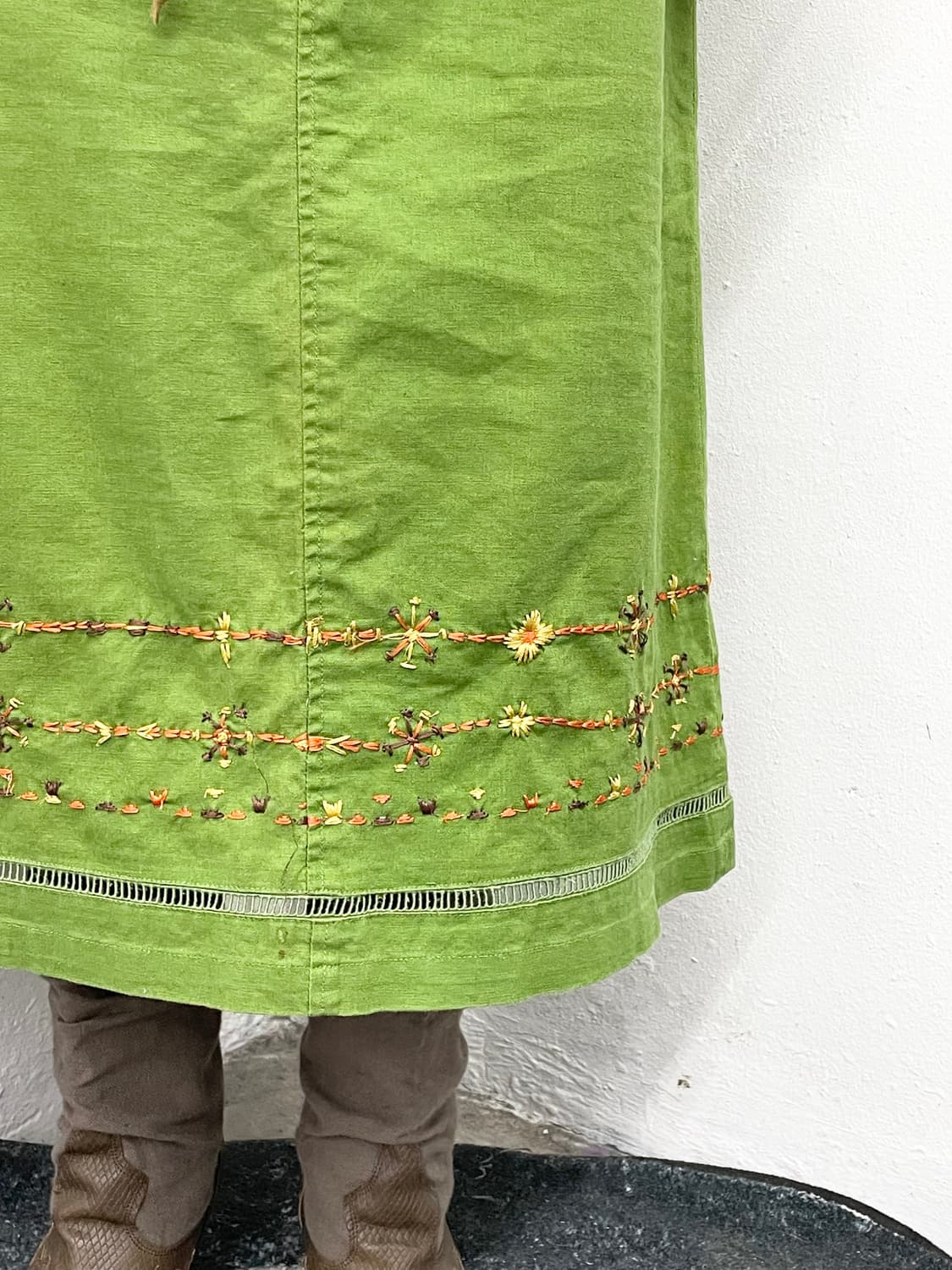 써스데이아일랜드 페어리 자수 스커트 상품이미지3