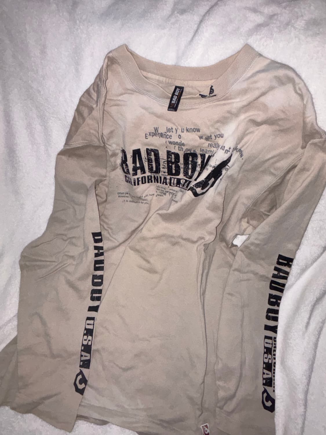 배드보이 bad boy 빈티지 롱슬리브 티셔츠 상품이미지1
