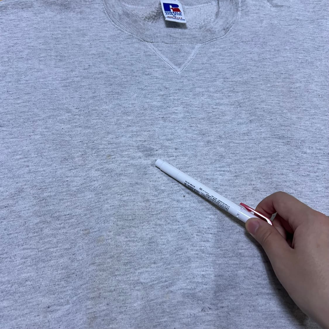 러셀 스웻셔츠 그레이(XL) USA 상품이미지6