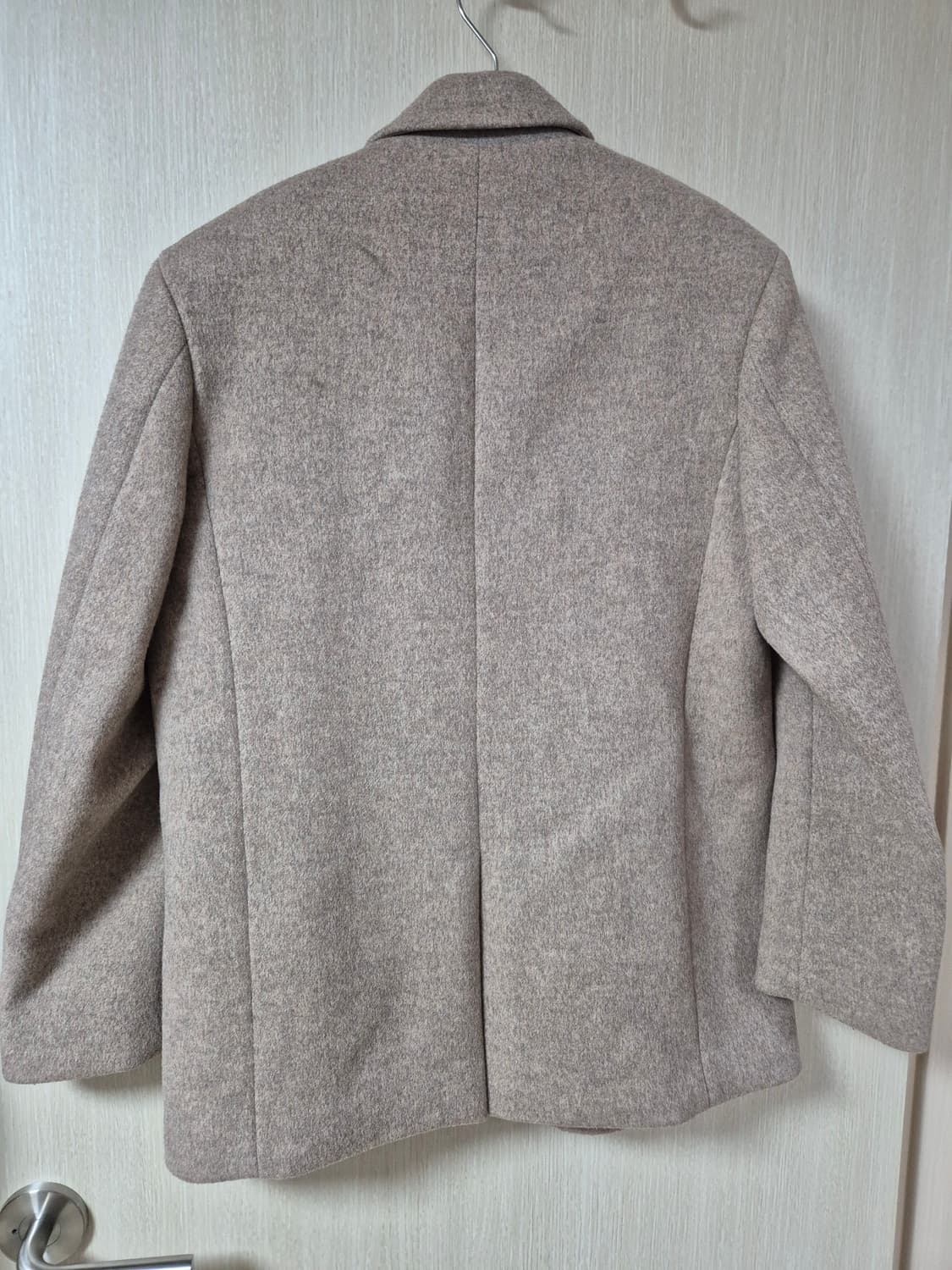 던스트 레이어드 헤비 울 블레이저 오트밀 S 상품이미지4