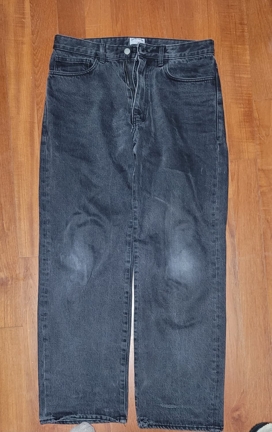 아웃스탠딩 외이드 흑청 데님 팬츠 M 상품이미지1