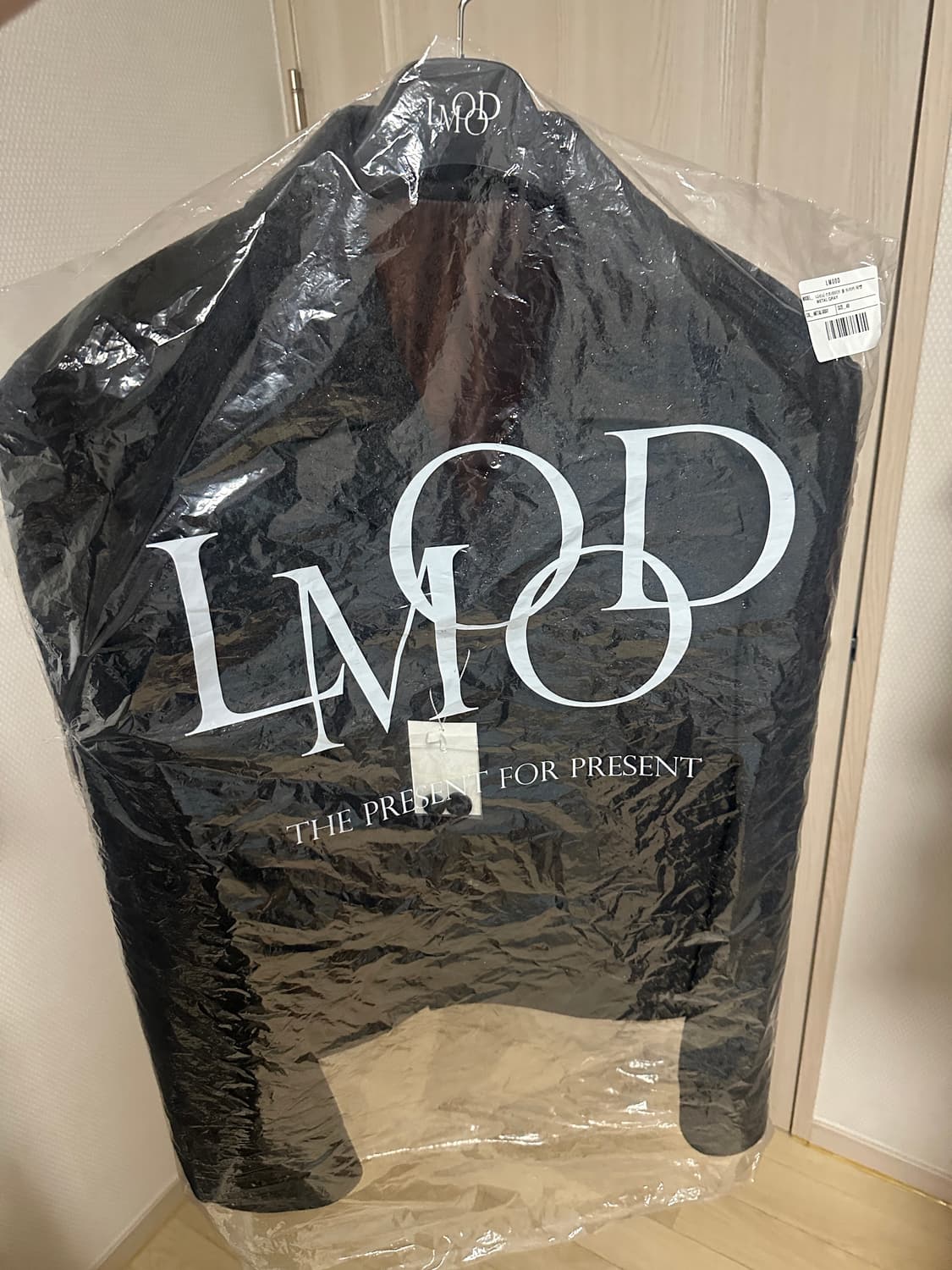 엘무드 나르시 스트라이프 울 트러커 자켓 메탈그레이 48사이즈 상품이미지2