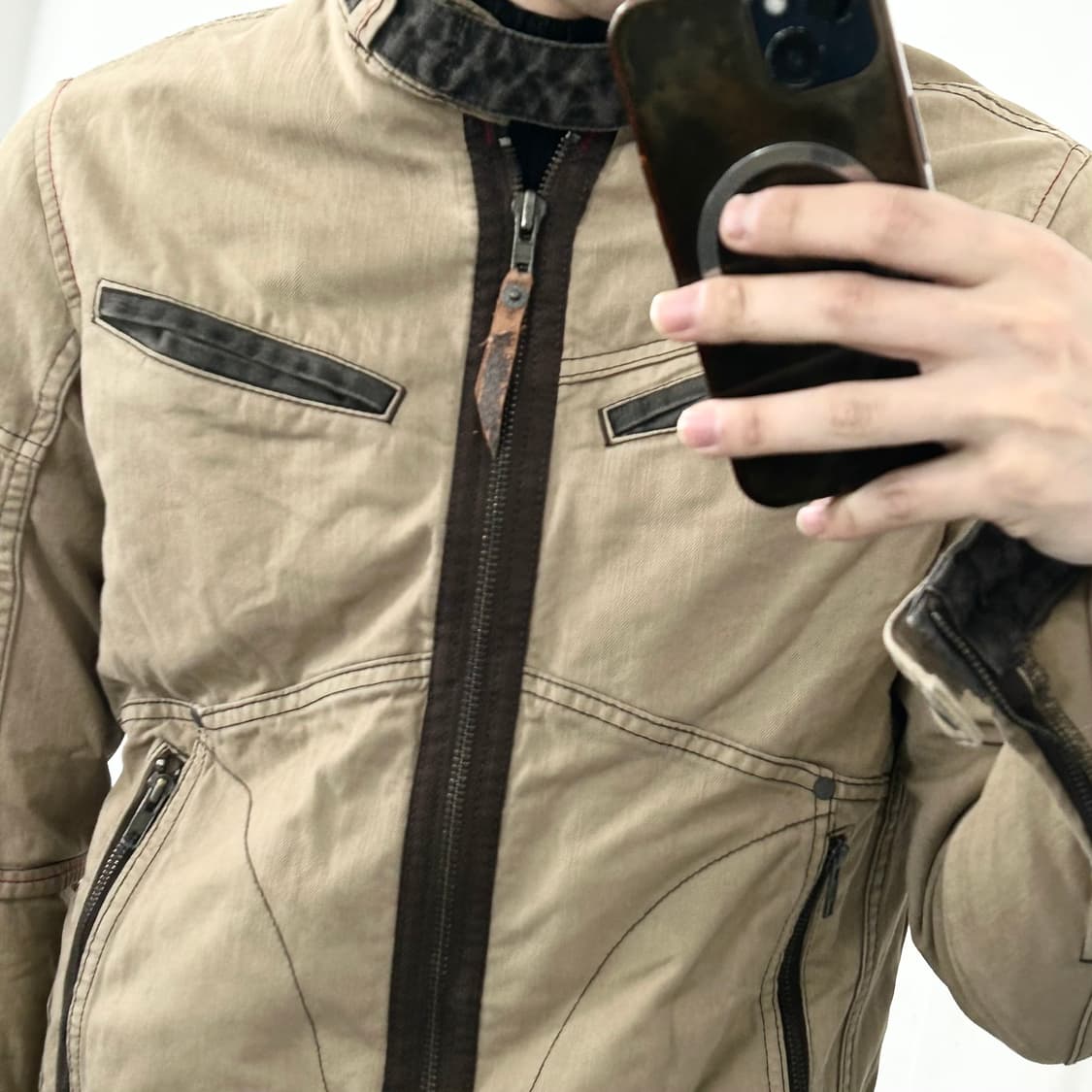 Ball 코튼 바이커 자켓 상품이미지4