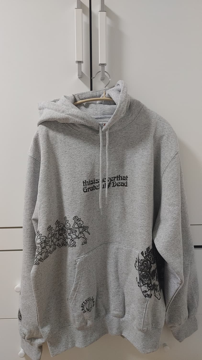 디스이즈네버댓 그레이트풀 데드 그레이 후드티 L 새상품 상품이미지2