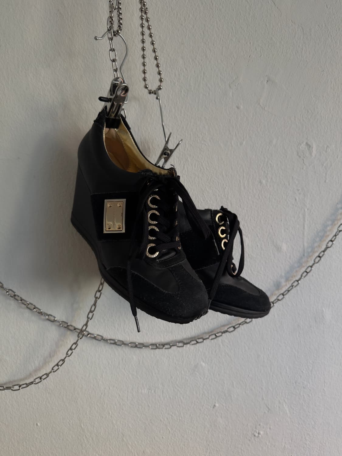 돌체앤가바나 슈레이스 웨지힐 스니커즈 상품이미지2