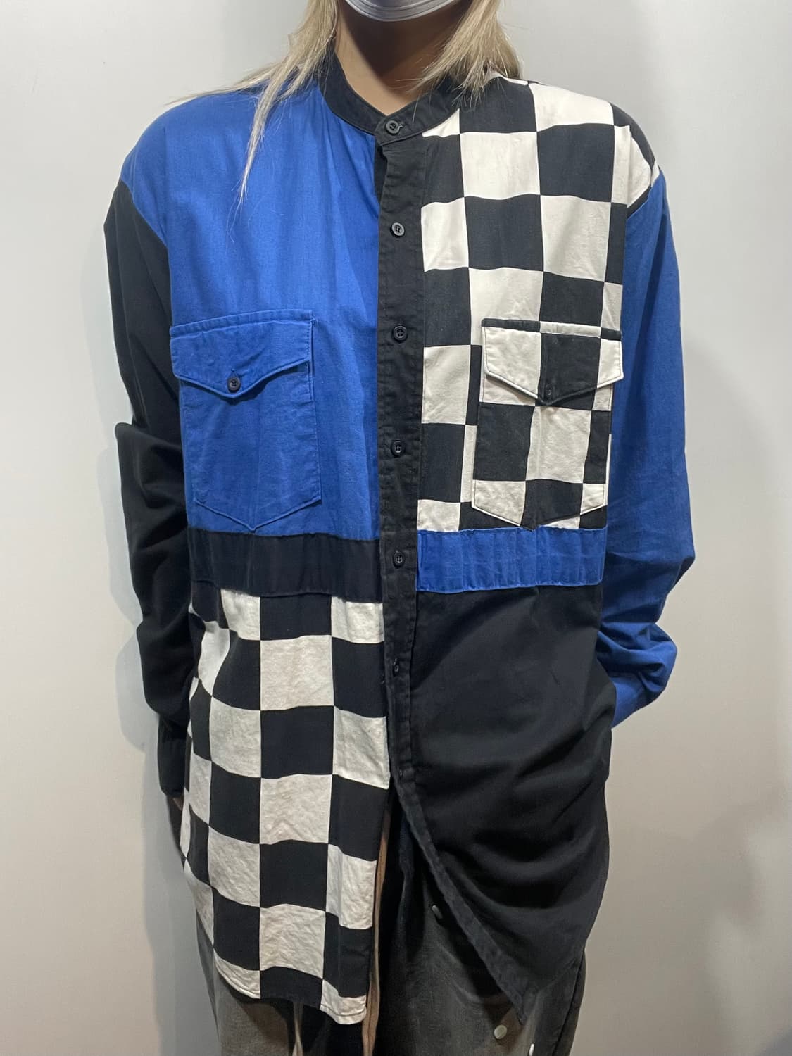 1990s USA ROPER RACING 체크 셔츠 상품이미지1