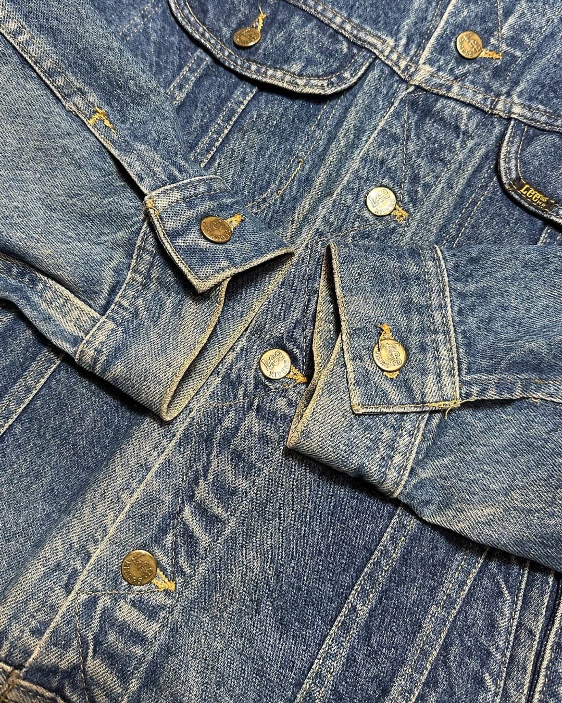80s 리 라이더스 데님 트러커 자켓 made in usa 상품이미지6