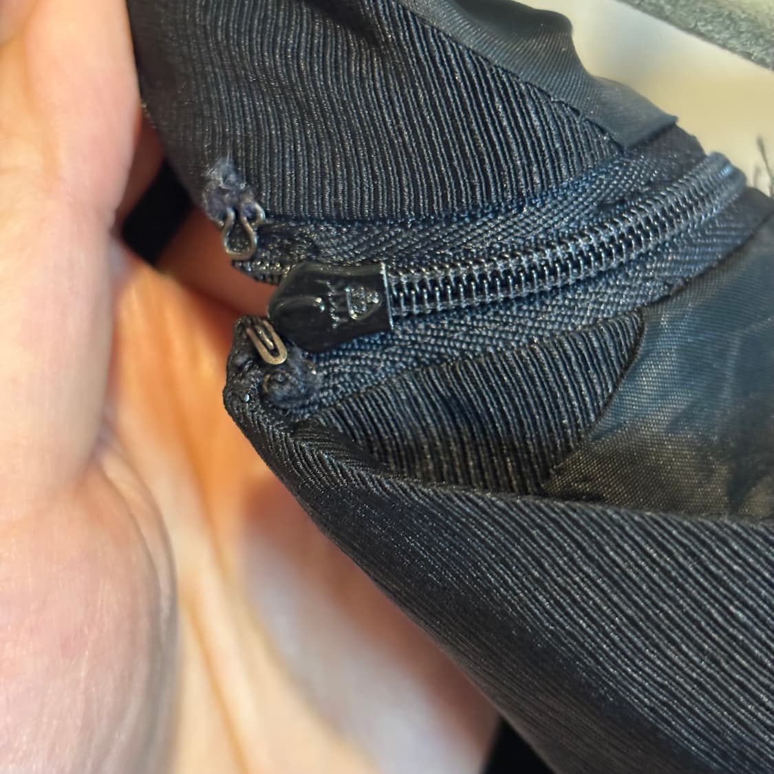 블랙 퍼프 셔링 롱 원피스(결혼식,연말파티룩 추천) 상품이미지7