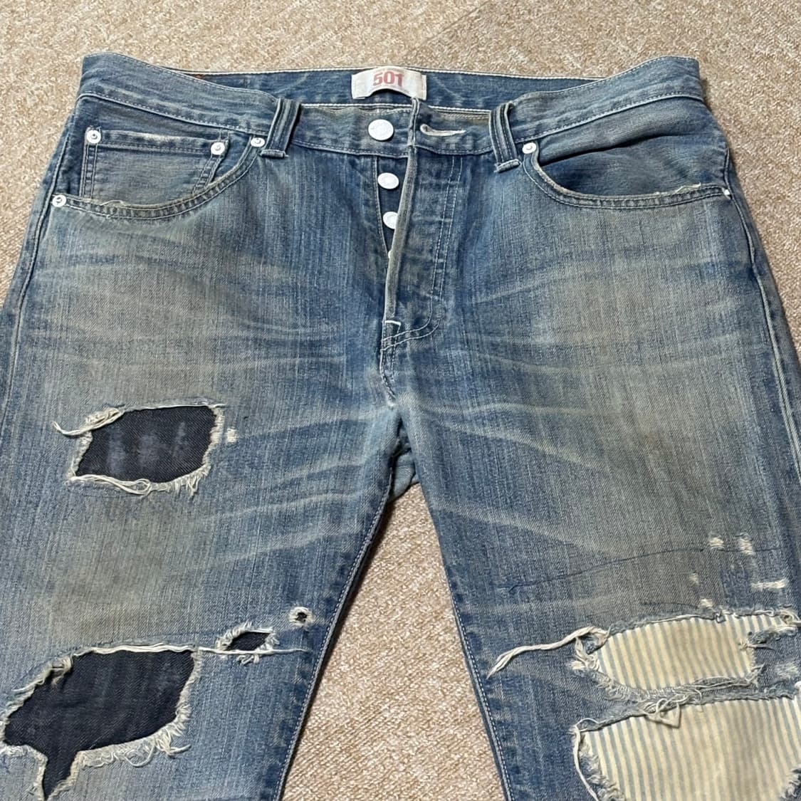 리바이스 501 데미지진 32x32 상품이미지3