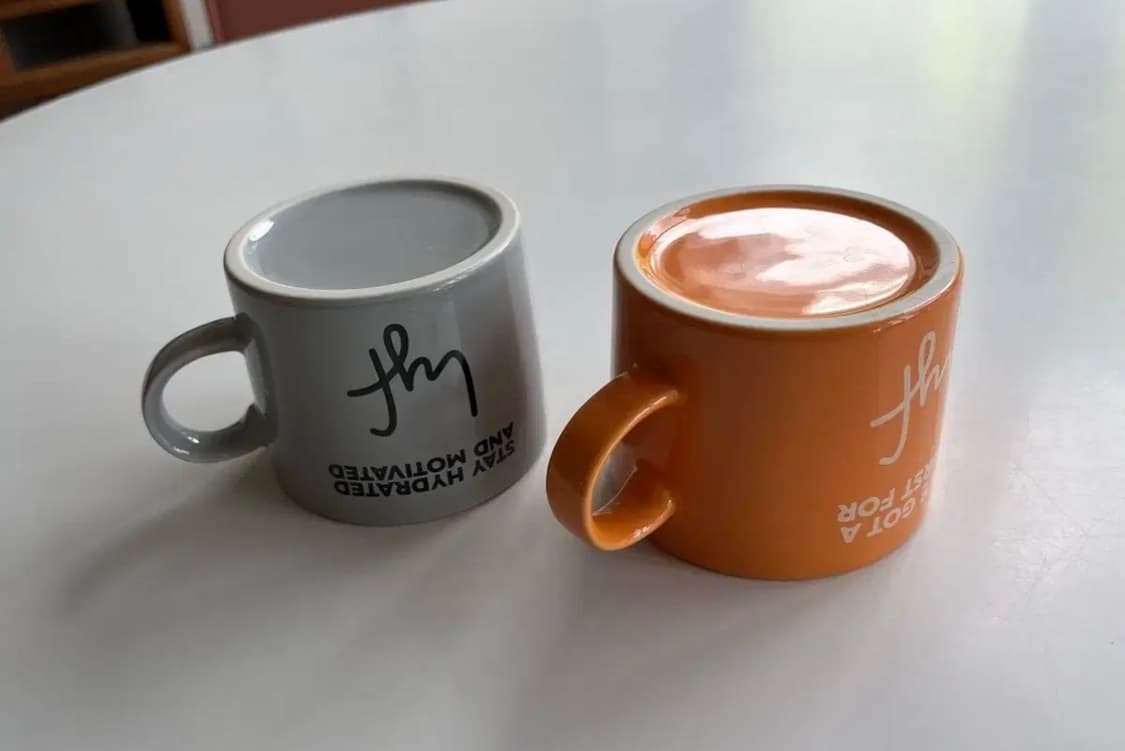 도쿄 Lyf Ginza 긴자 호텔 머그컵 두개 일괄 상품이미지4