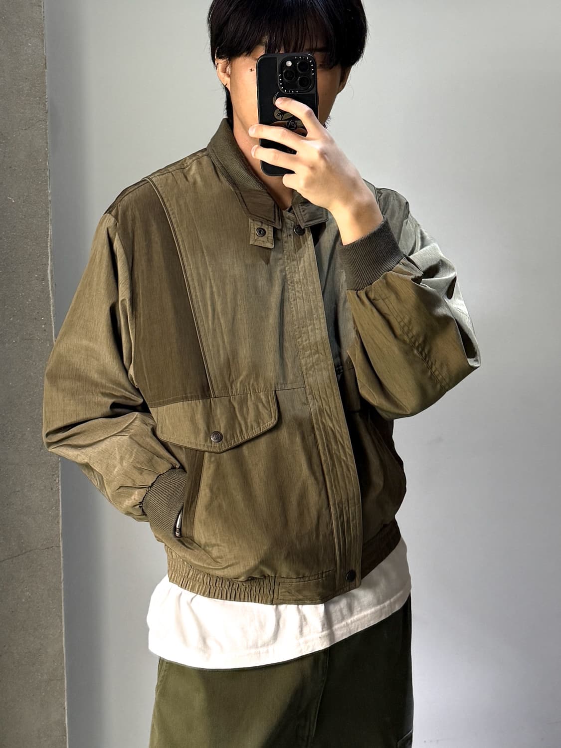 빈티지 90‘s 투톤 블루종 상품이미지2