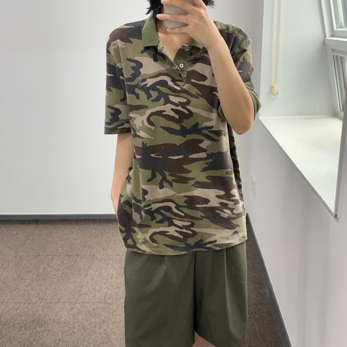 Polo 폴로 카키 포니 카모 반팔  상품이미지2
