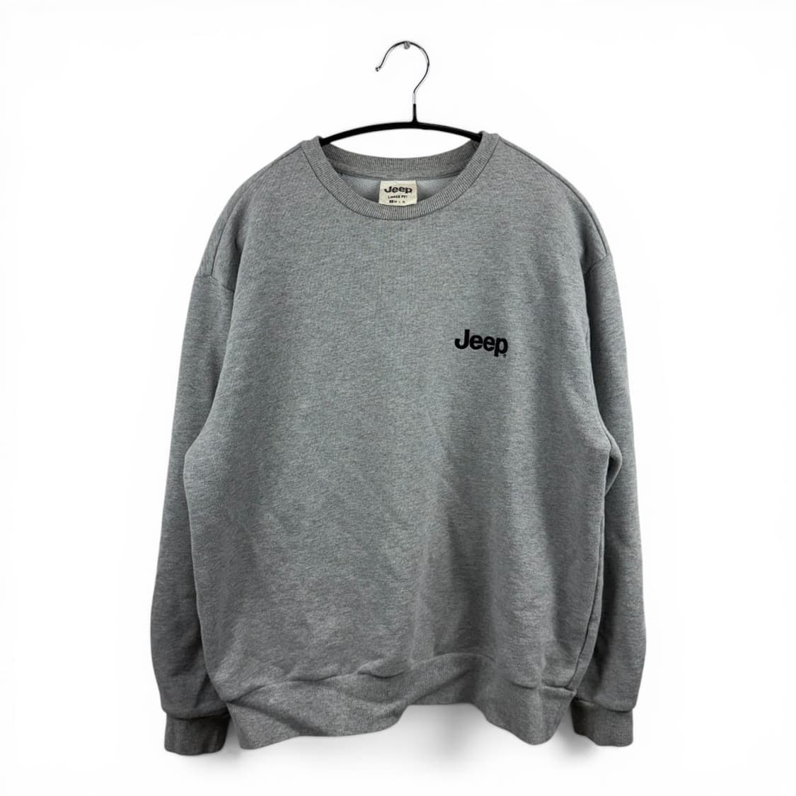 (S) 지프 자수로고 맨투맨 그레이 상품이미지1