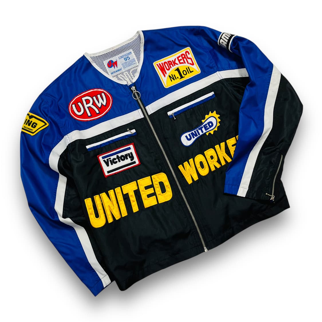 UNITED WORKERS Multi-Patch Racing Jacket 상품이미지2