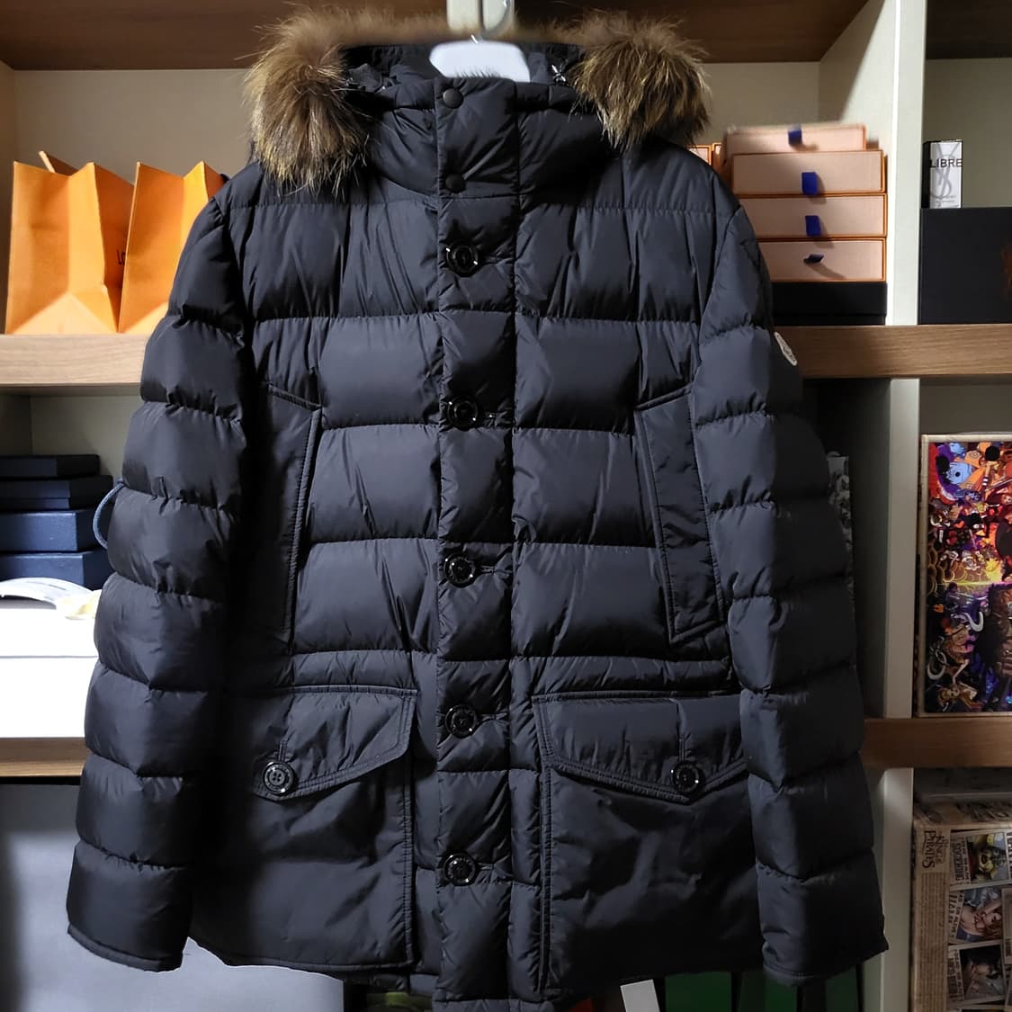 [새상품급/백화점판]20FW 몽클레어 클루니 롱 다운 패딩 4사이즈 블랙 상품이미지1