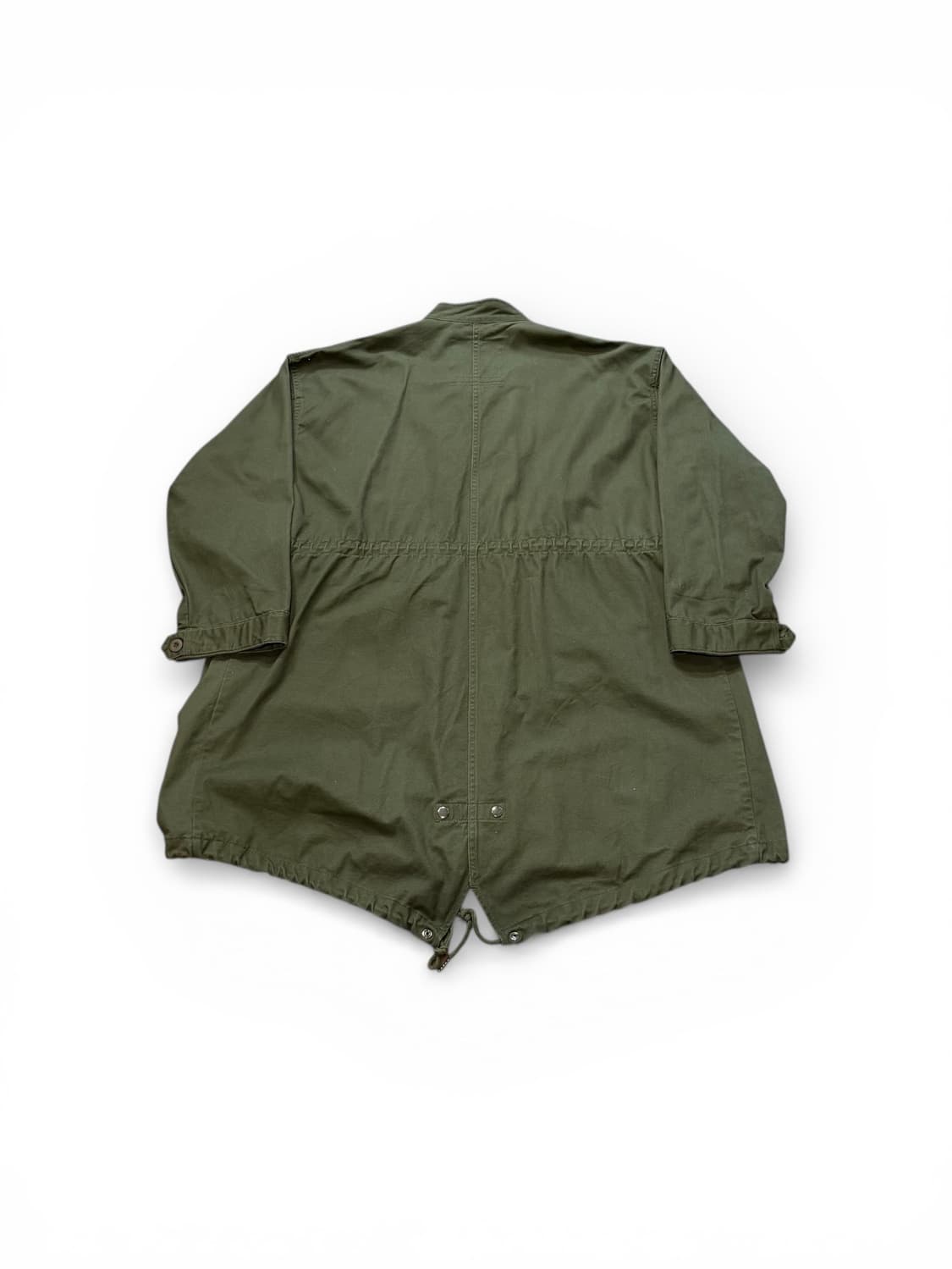 언아웃핏 M-65 오버핏 카키 피쉬테일 파카  상품이미지2