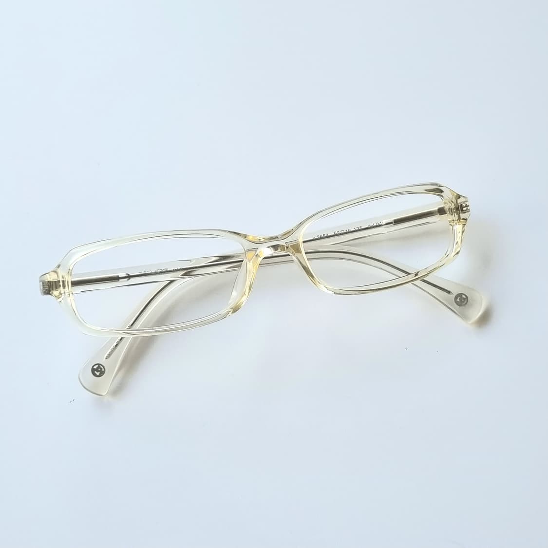 데드스탁   Renoma  사각 스퀘어  투명 뿔테 상품이미지1