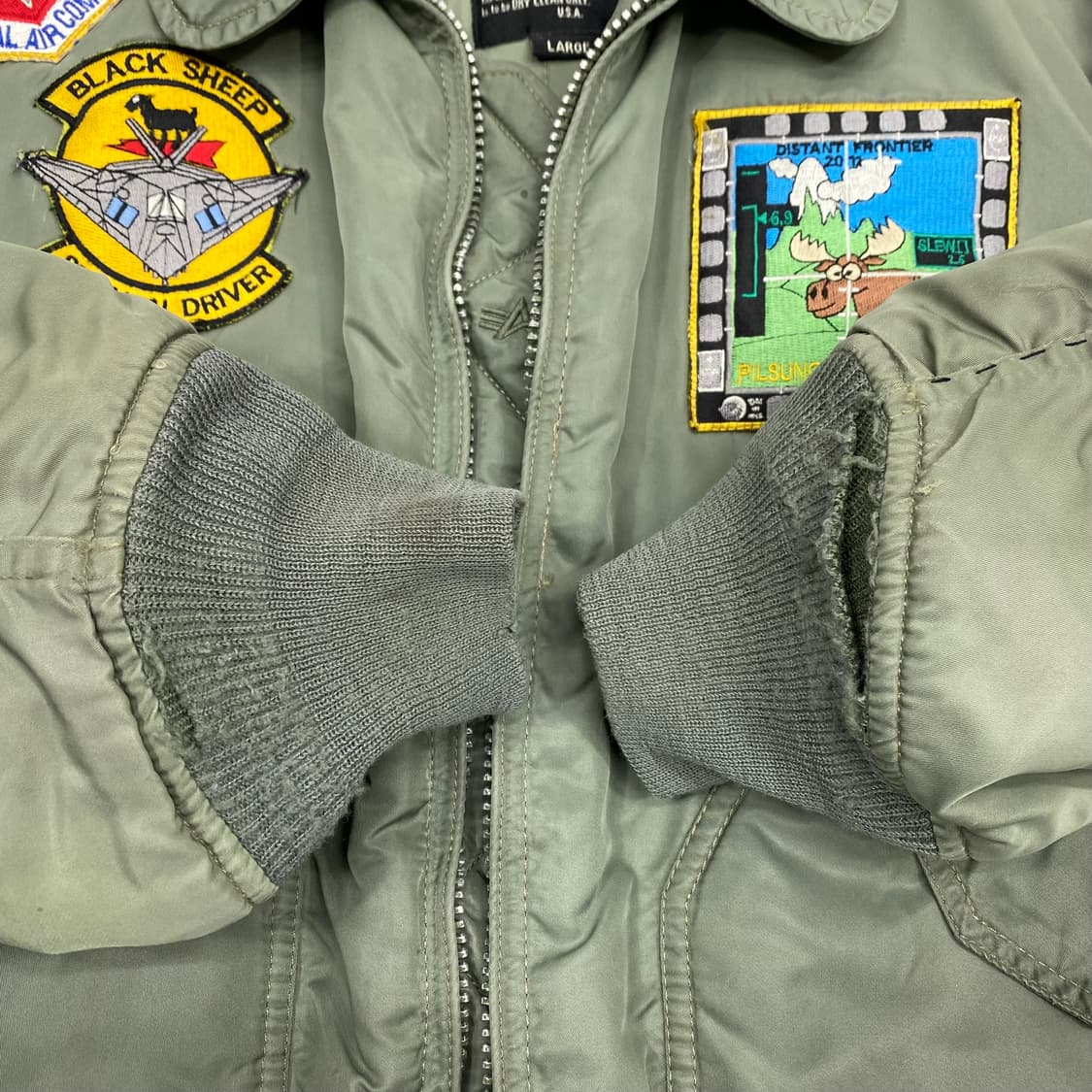 알파인더스트리 MA-1자켓 L 상품이미지7