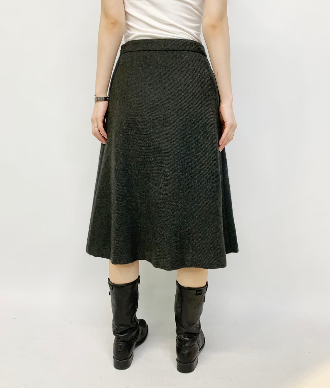 매킨토시 필로소피 울 스커트 상품이미지4