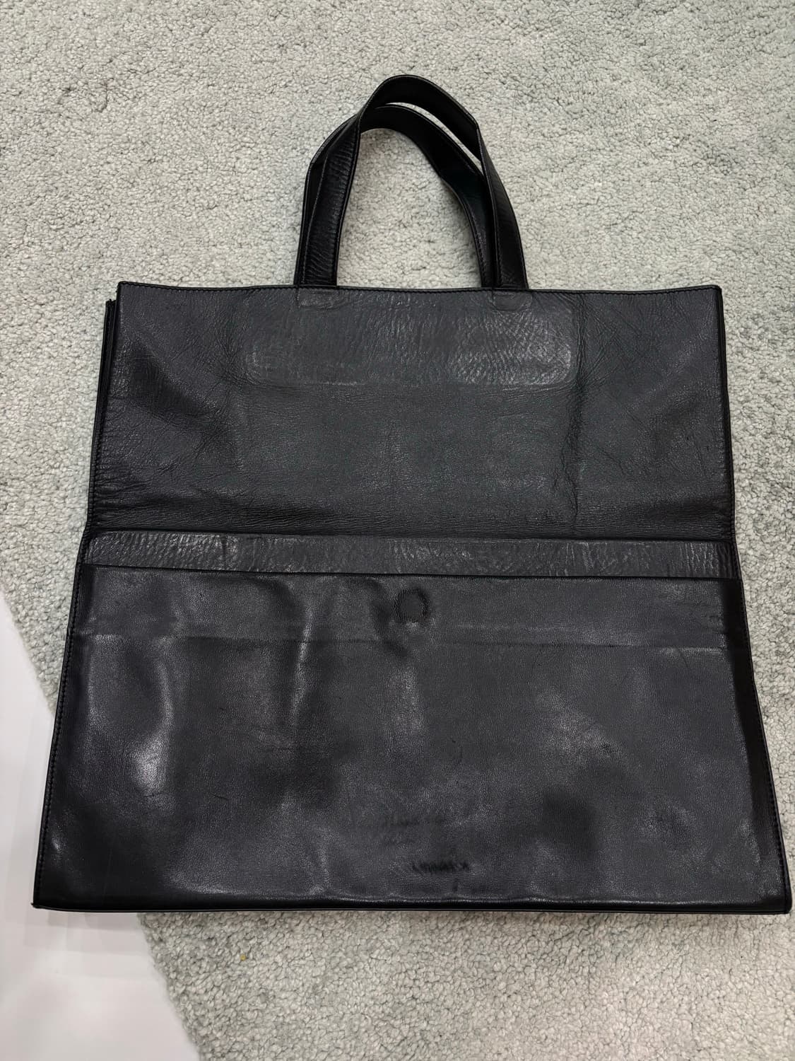 마르지엘라 / 폴디드 토트백 블랙 상품이미지3