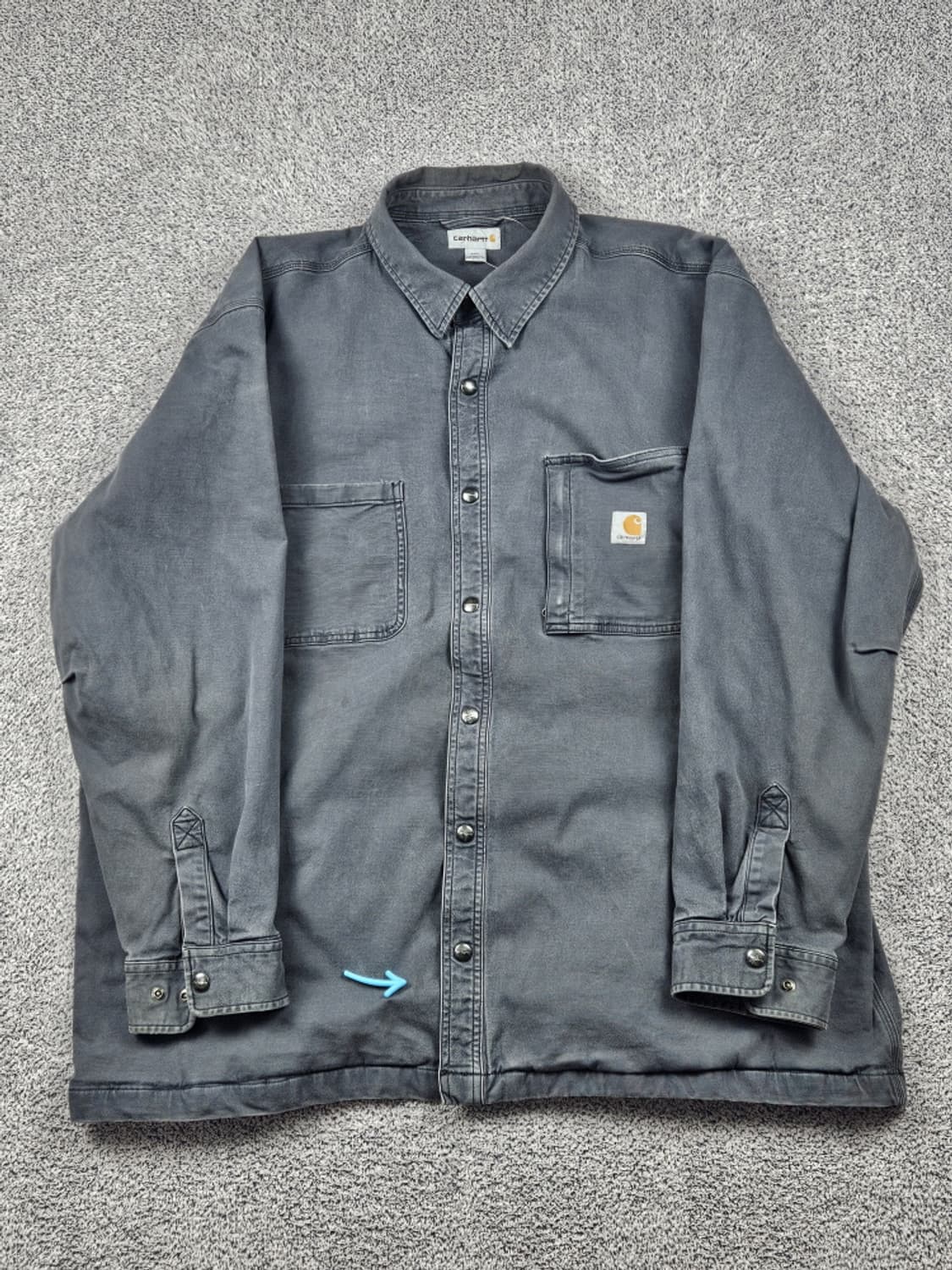 칼하트 헤비 플란넬 안감 워크 셔츠 자켓 ( 3XL ) / 10276 상품이미지2