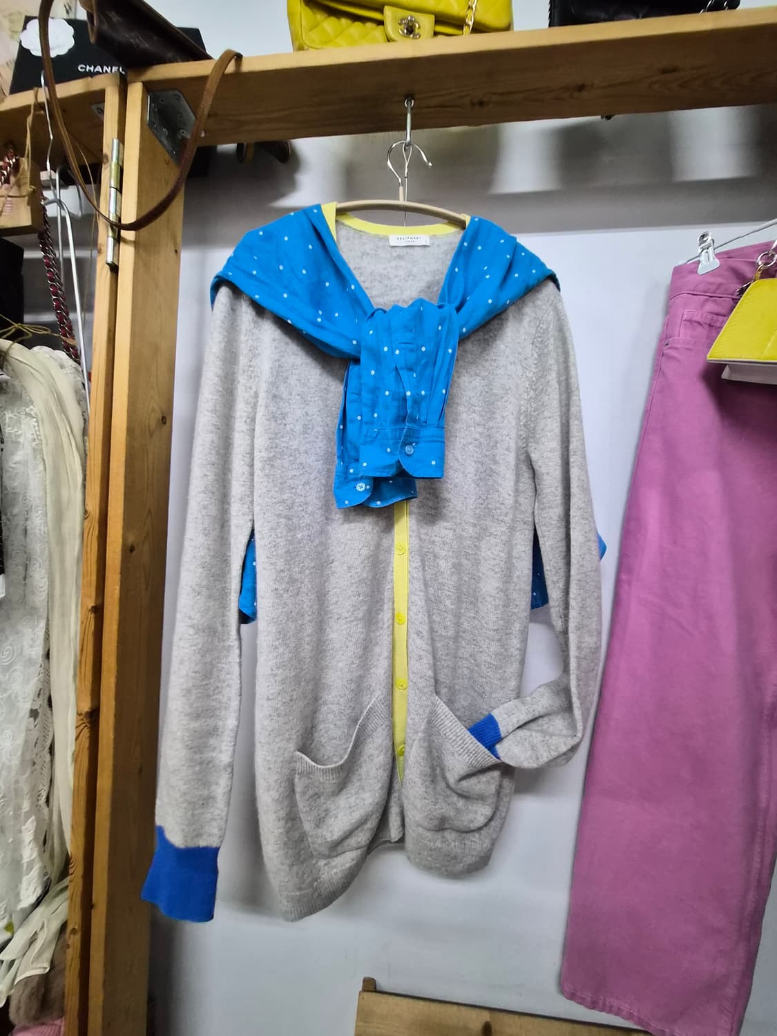 이큅먼트 캐시미어 100% 롱가디건 상품이미지1