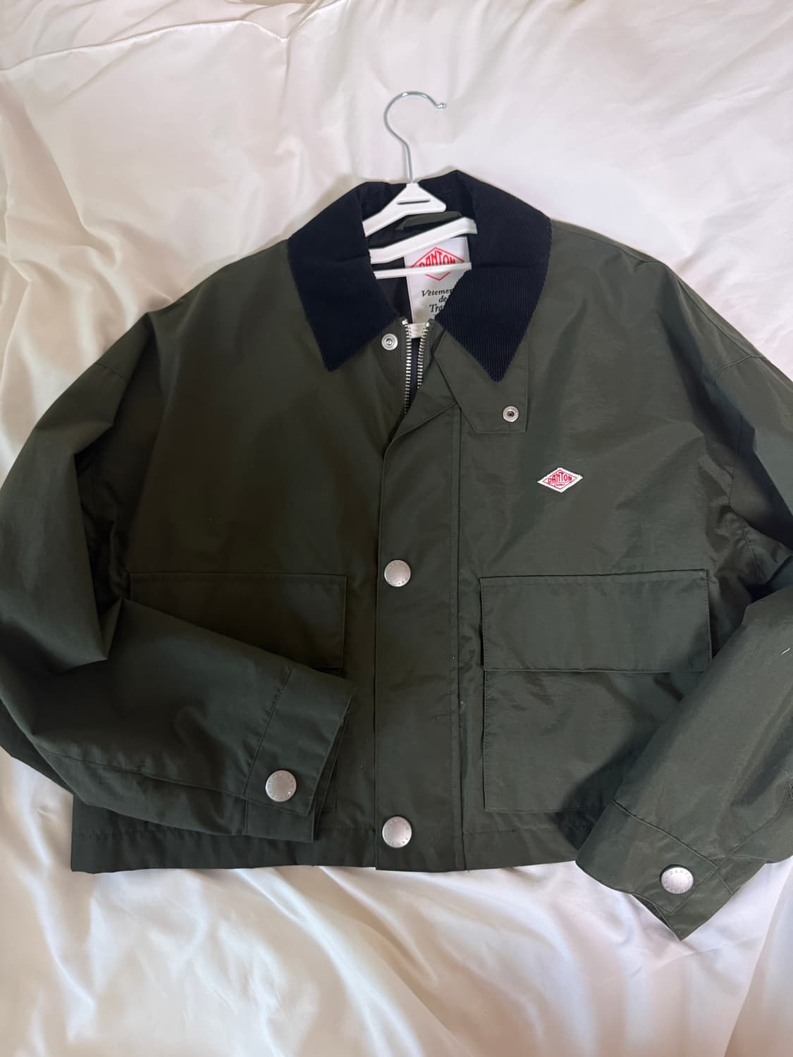 단톤 나일론 워크 자켓 카키 38 새상품급 상품이미지1