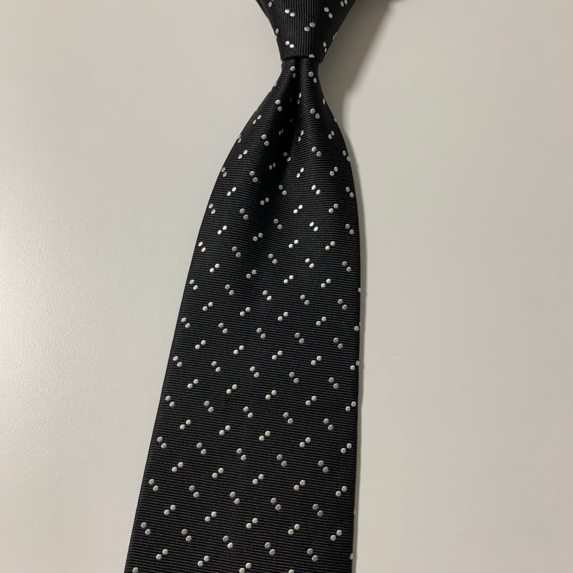 폴스미스(Paul smith) 블랙 도트넥타이 명품 A+등급 9.7cm 상품이미지9