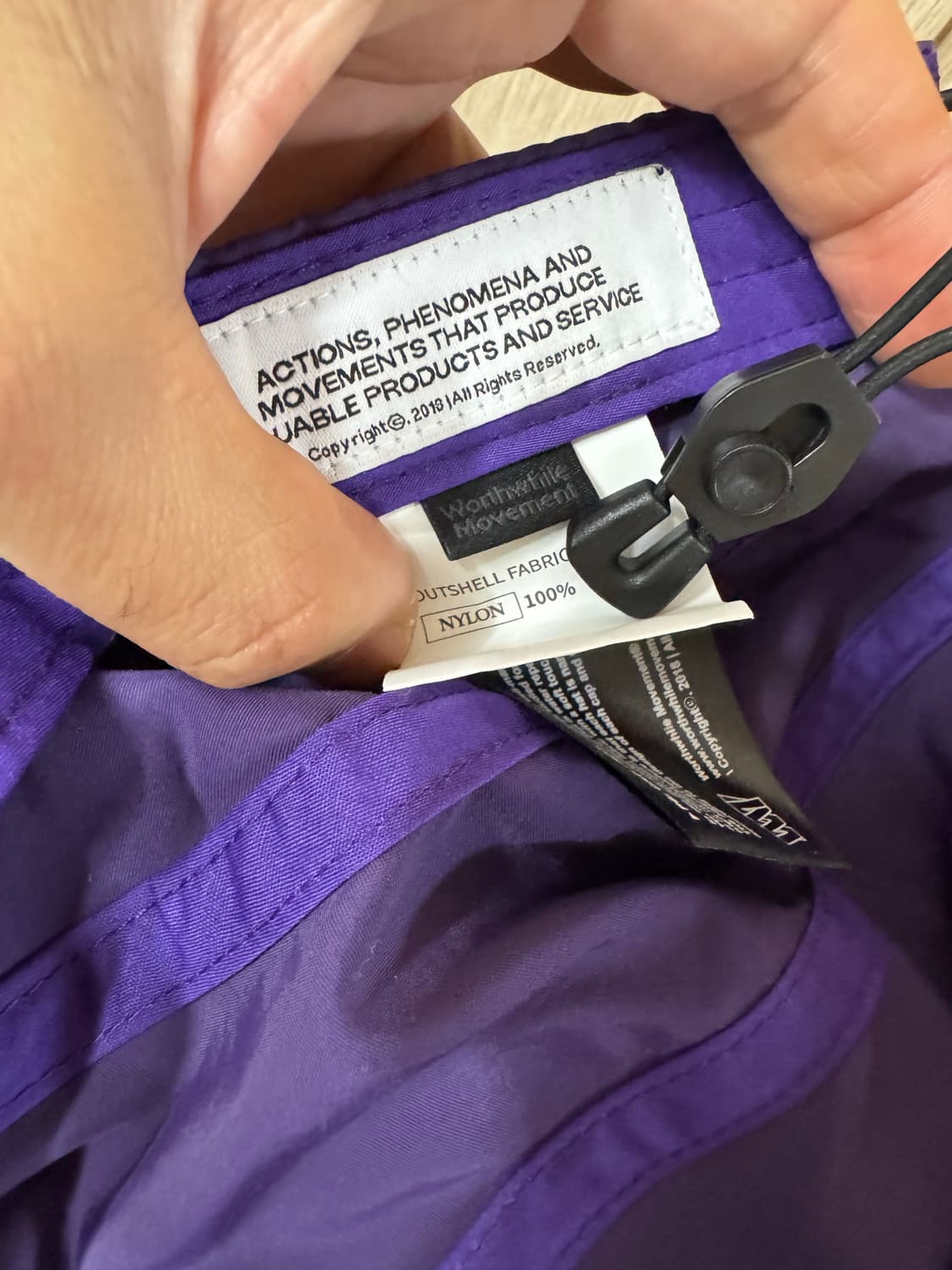 월스와일무브먼트 하이커 캡 HIKER CAP deep purple 상품이미지3