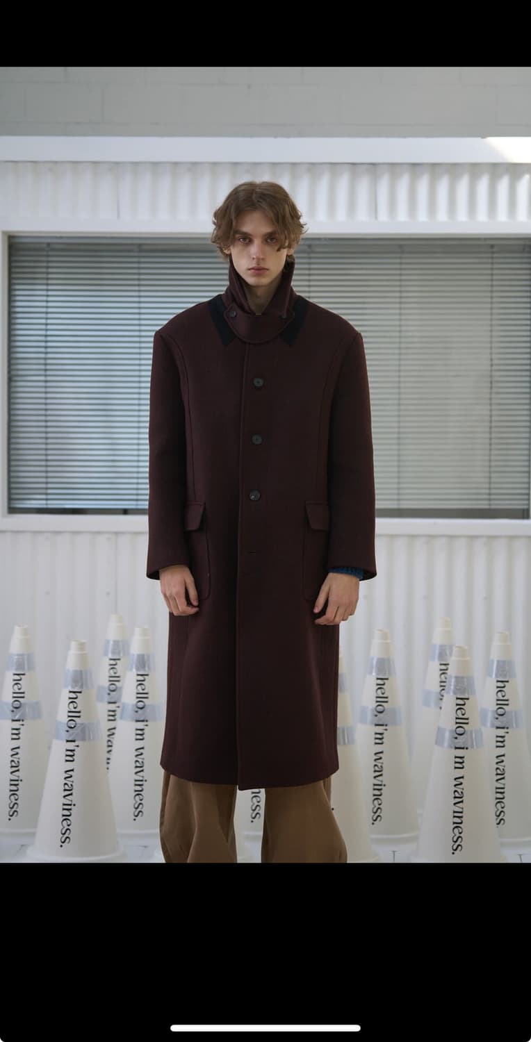 웨이비니스 버건디 코트 2 상품이미지1