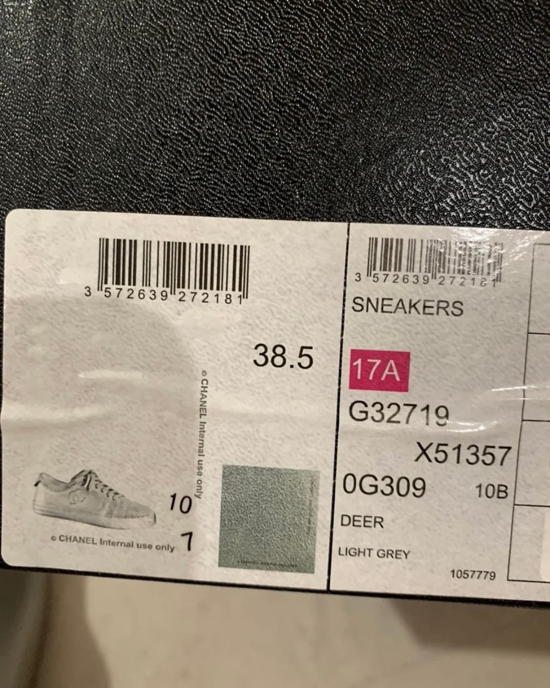 샤넬 스니커즈 38.5 상품이미지6