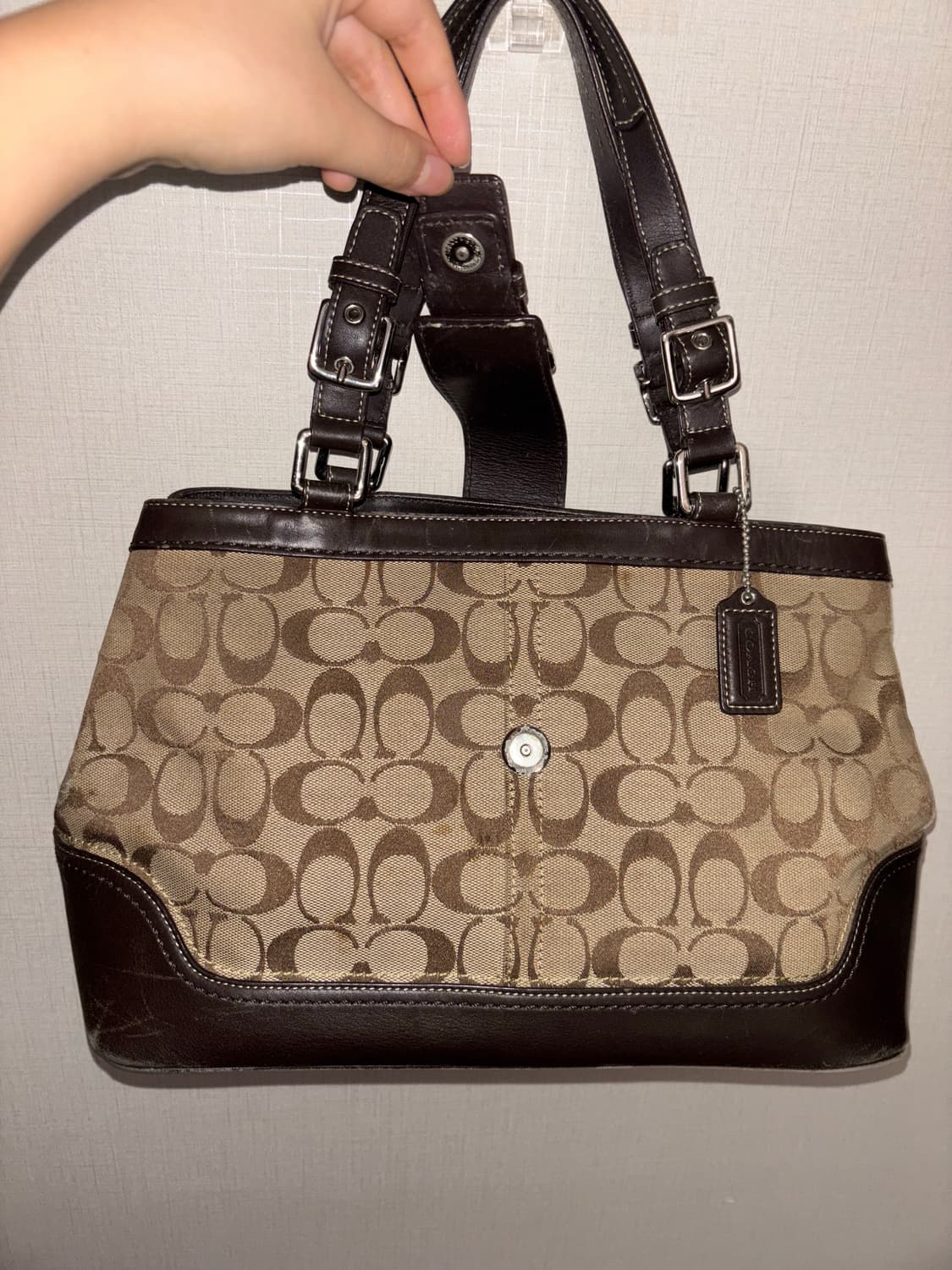 🚨연말세일🚨Coach Brown Shoulder 상품이미지2