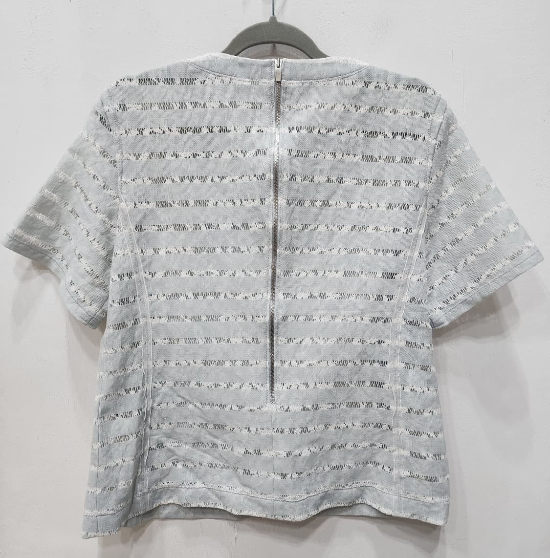 MINE 펀칭 반팔 블라우스 55~55반 상품이미지2