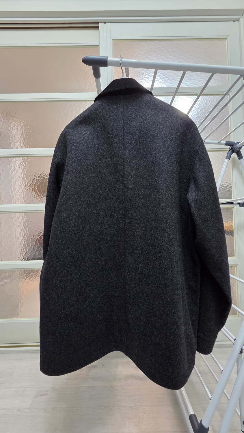 어나더오피스 산티아고 캐시미어 워크자켓 차콜 상품이미지3