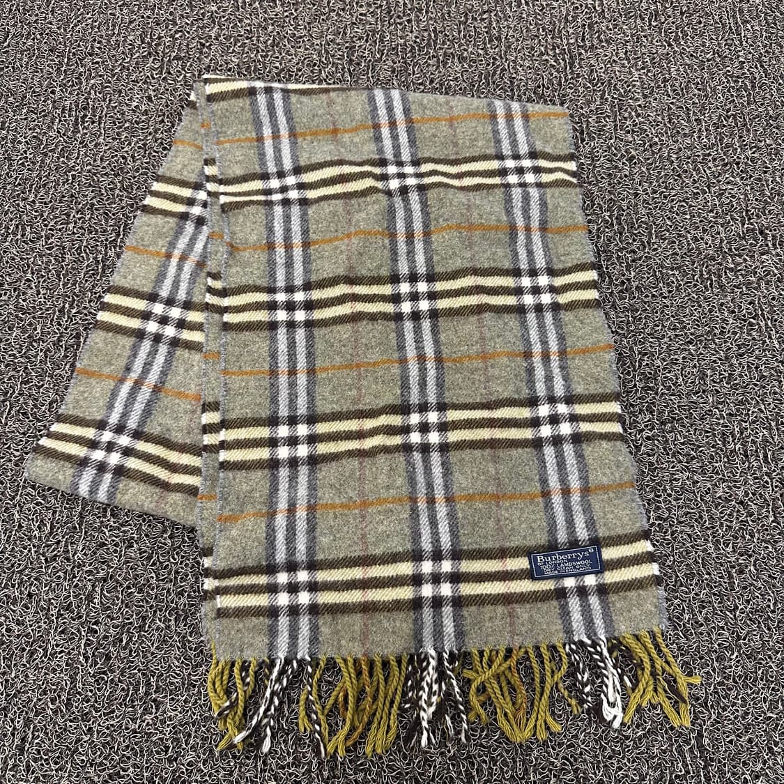 버버리 체크 머플러 램스울 스카프 목도리 상품이미지1