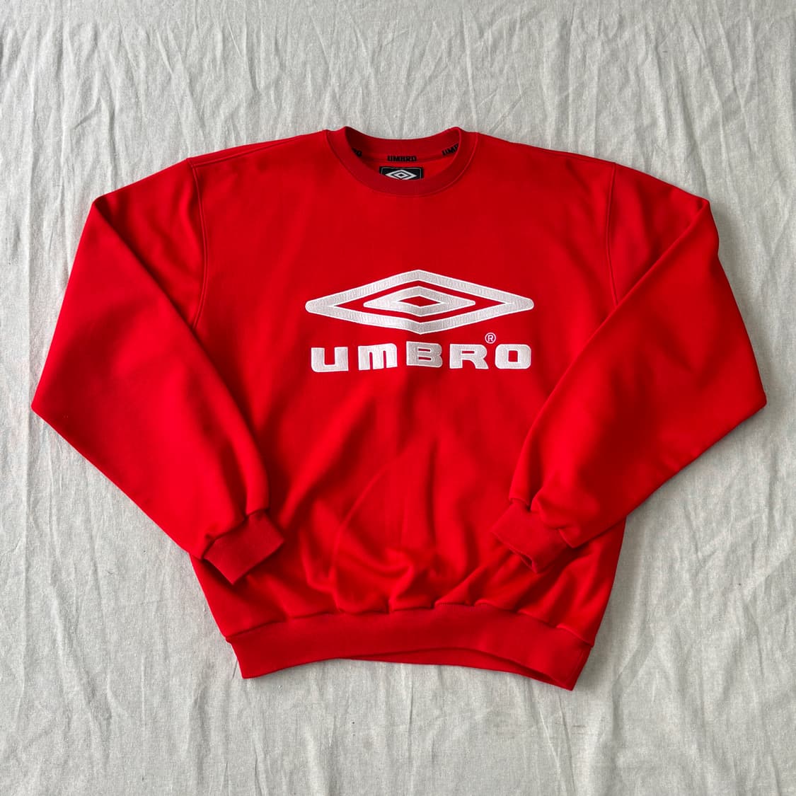 엄브로 90s 올드스쿨 빈티지 레드 맨투맨 XXL 상품이미지1