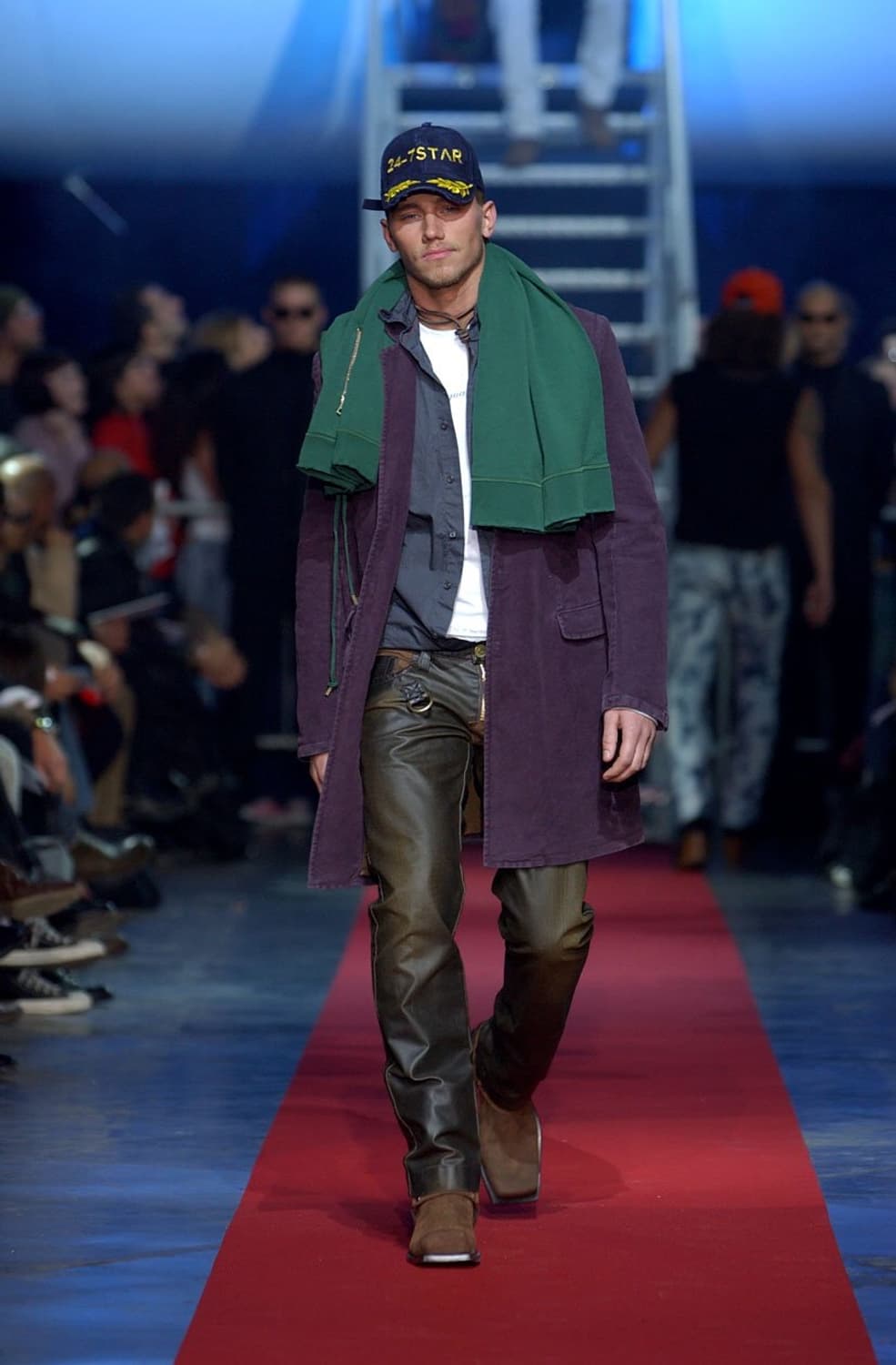 디스퀘어드2 03FW 레더 팬츠 상품이미지1