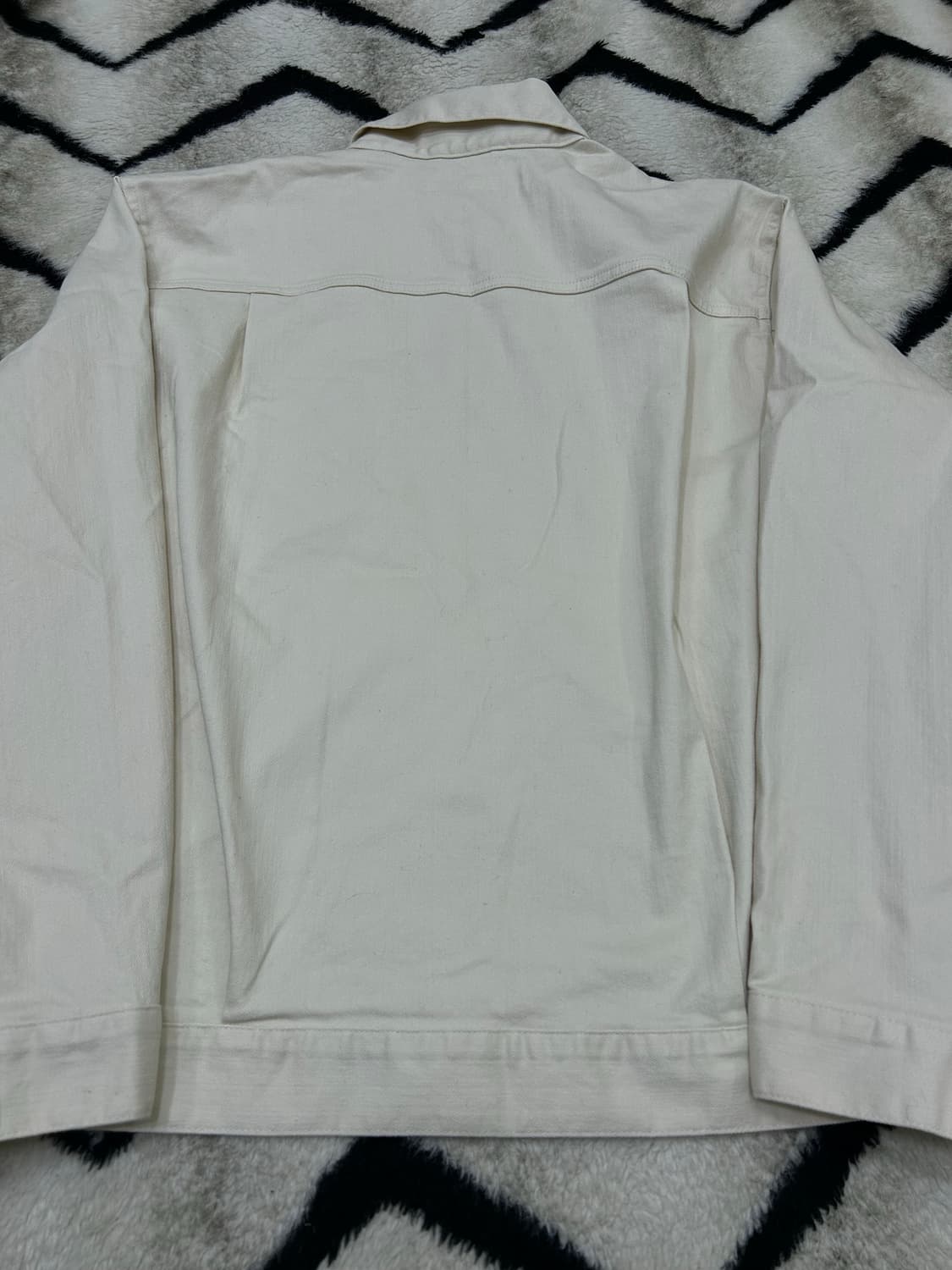 [XL]유니클로 데님 트러커 자켓/아이보리 상품이미지4